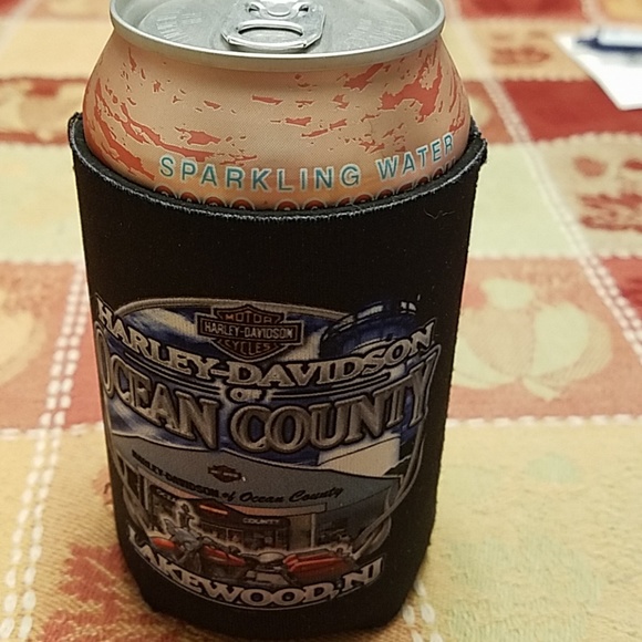 Harley Davidson Beer/Soda can cozy - Picture 2 of 2